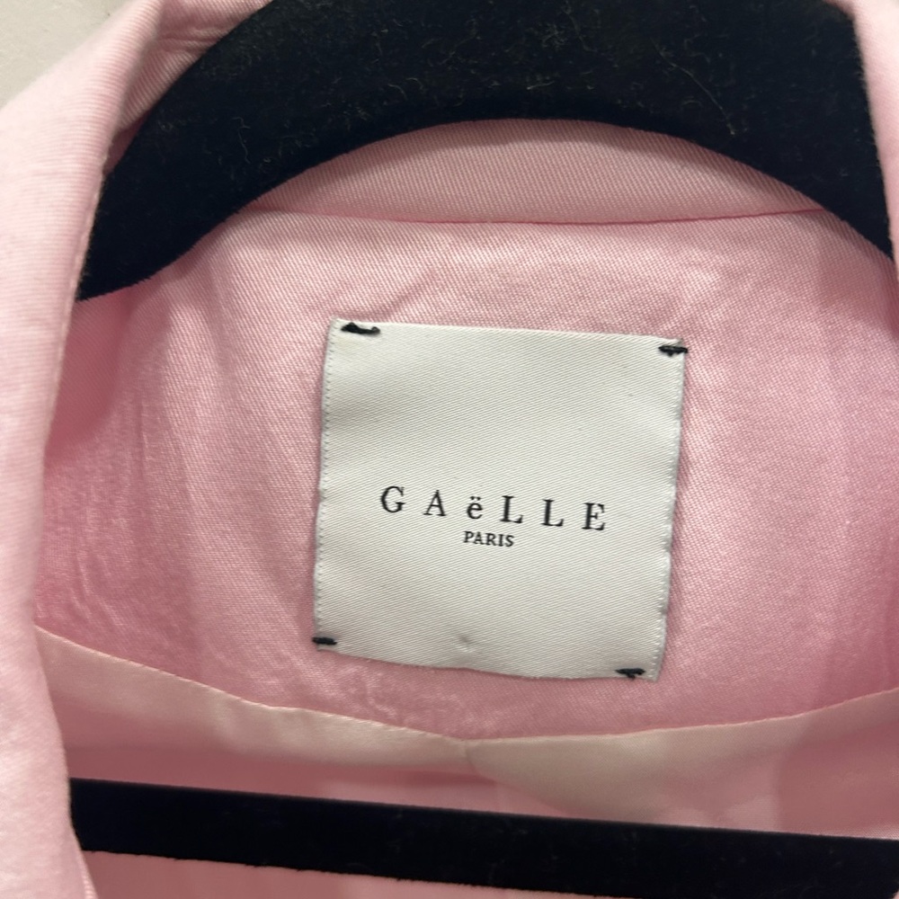 GAeLLE Paris Pink Blazer Suit Jacket Double Breasted - Picture 5 of 9